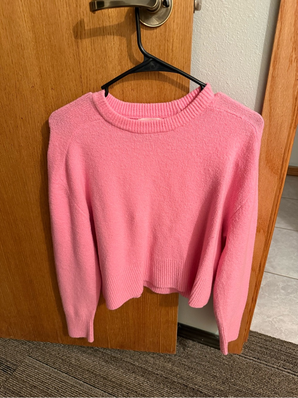 Target Pink Crewneck Sweater — Soft Knit Pullover